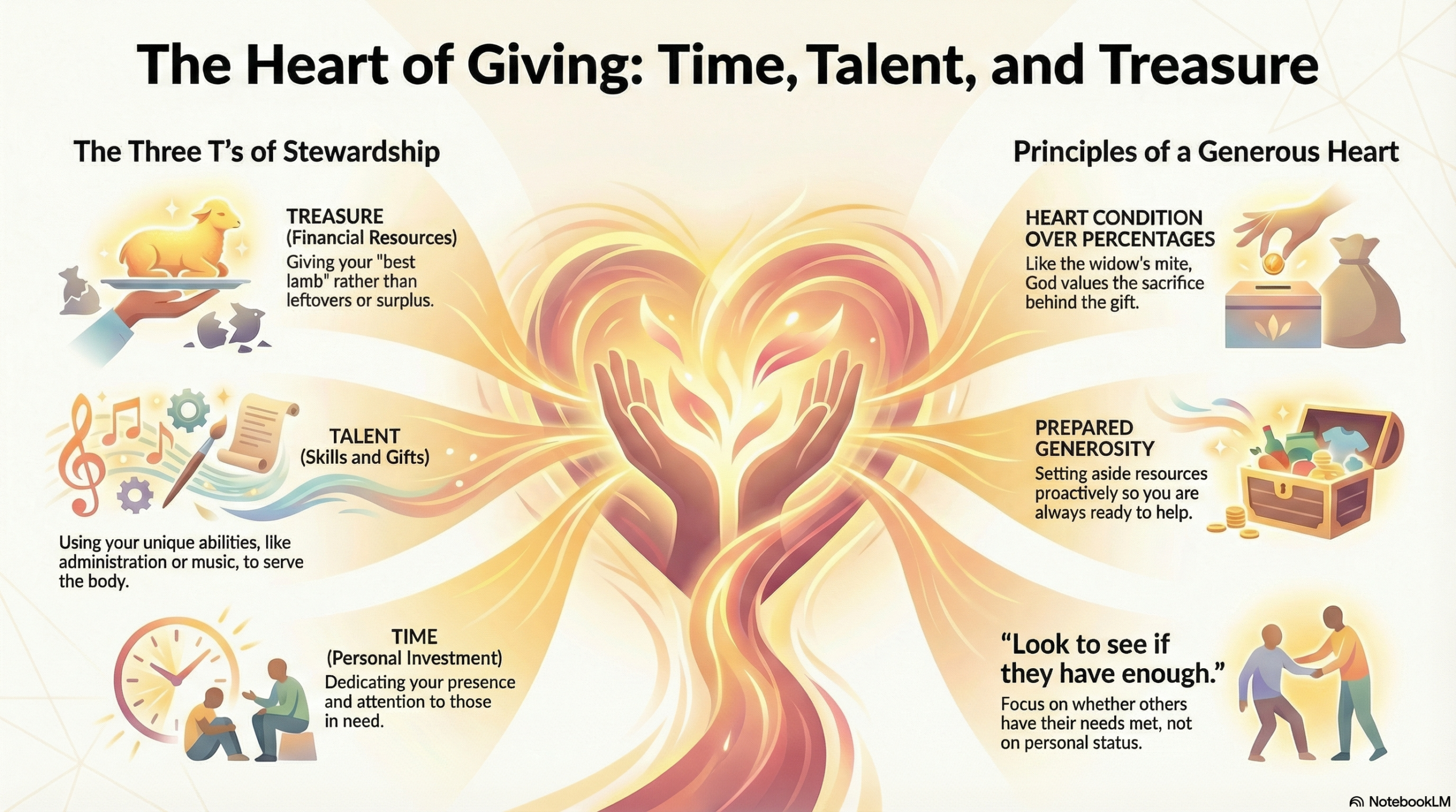 Time Talent Treasures Biblical Giving One Way Community Church OWCC It Matters What You Believe