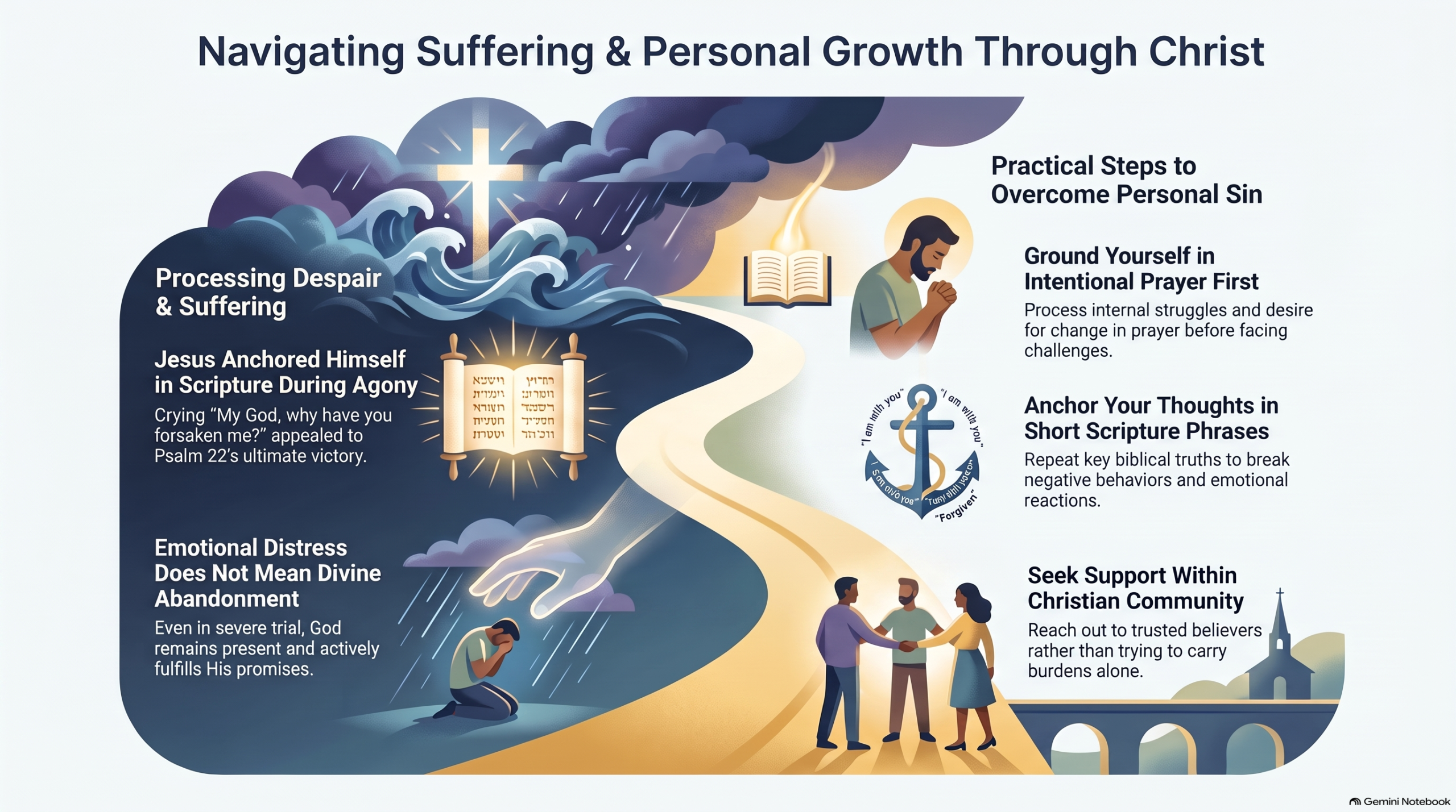 Abandoned by God Pastor Dustin Woolam Infographic